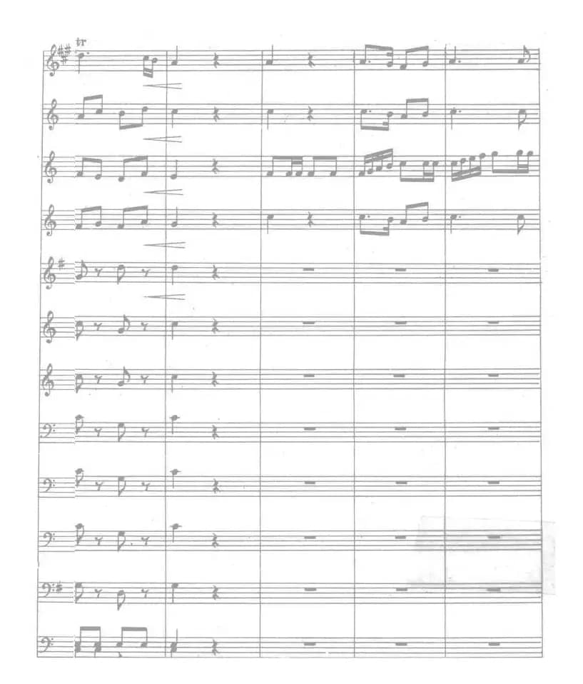 人民解放军进行曲(总谱)