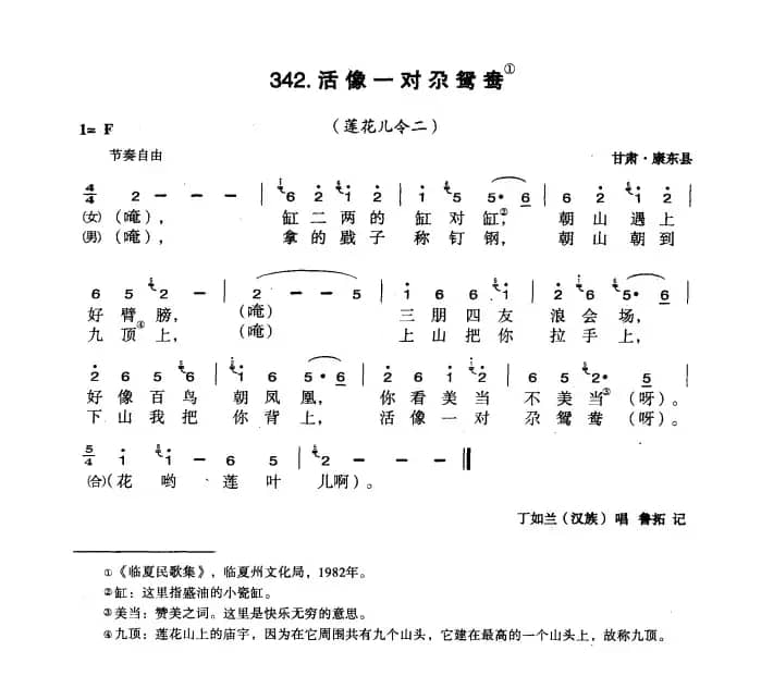 活像一对尕鸳鸯