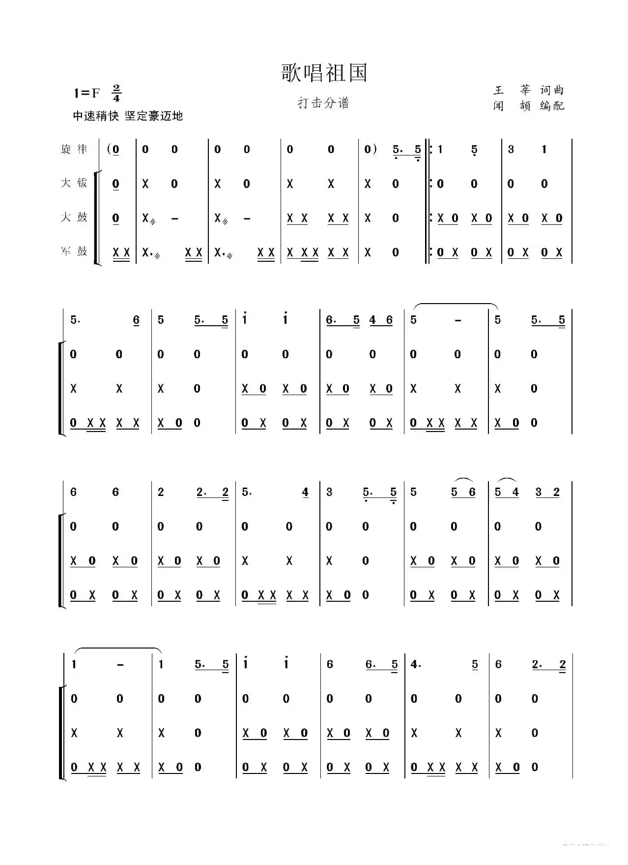 歌唱祖国（民乐合奏）