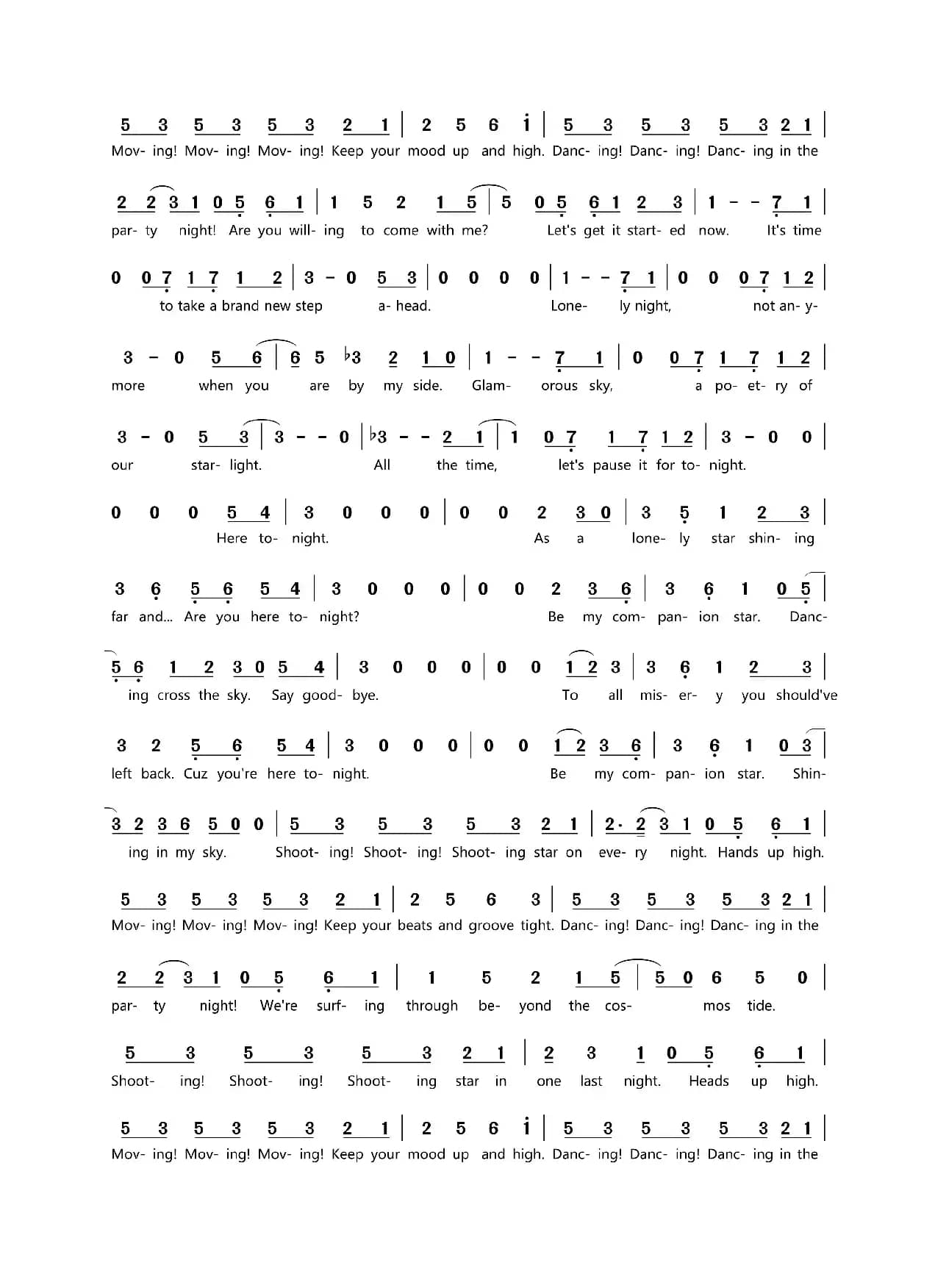 流★群 Meteor Stream（2016年Bilibili拜年祭宅舞作品背景音乐）