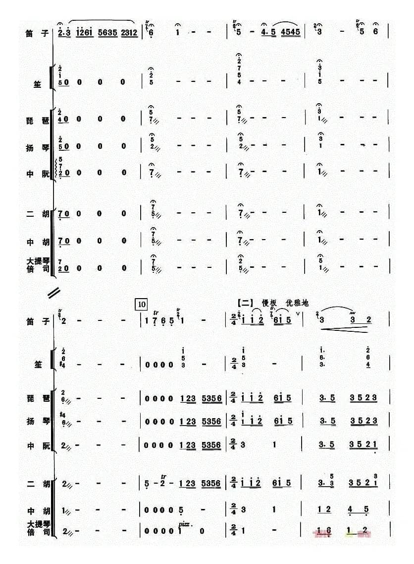 姑苏行（总谱）