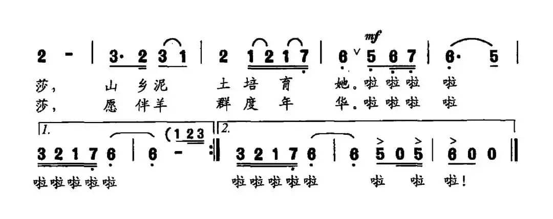 阿依莎（何新南词 王焱曲）