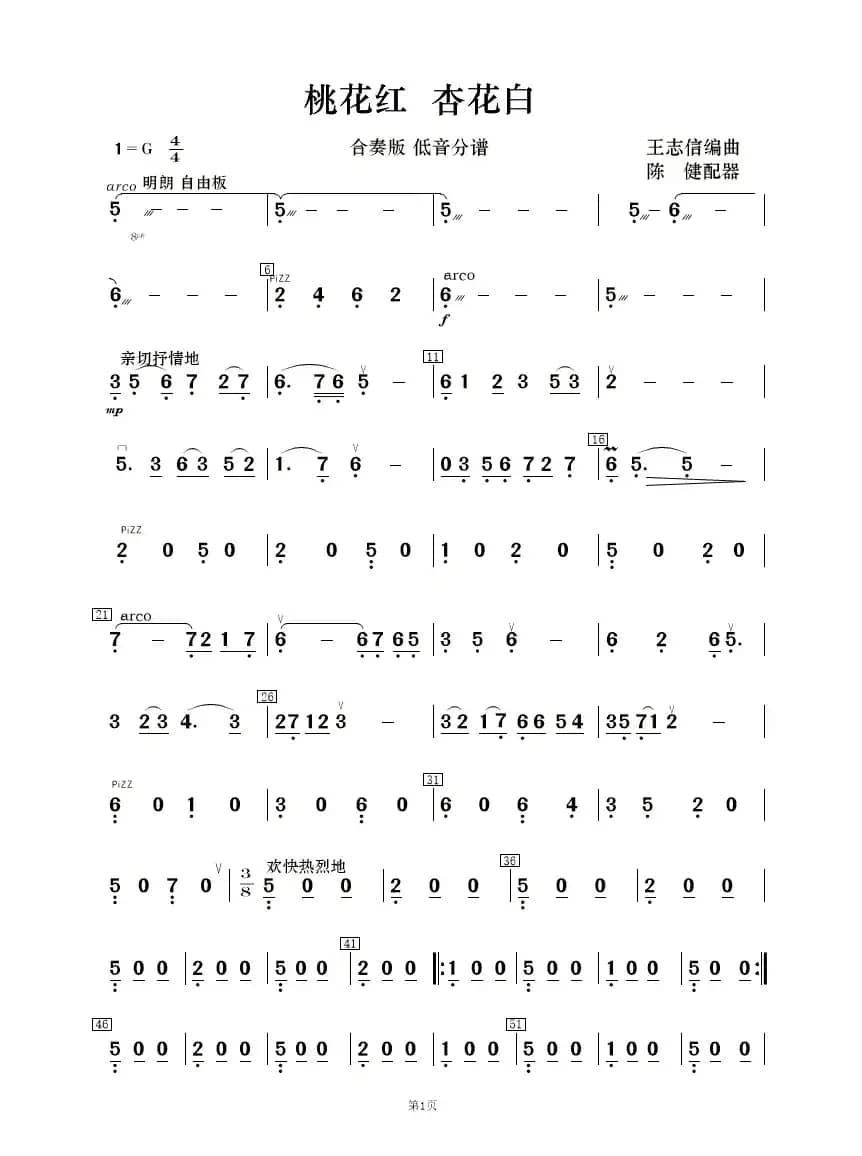 桃花红 杏花白（民乐合奏 ）