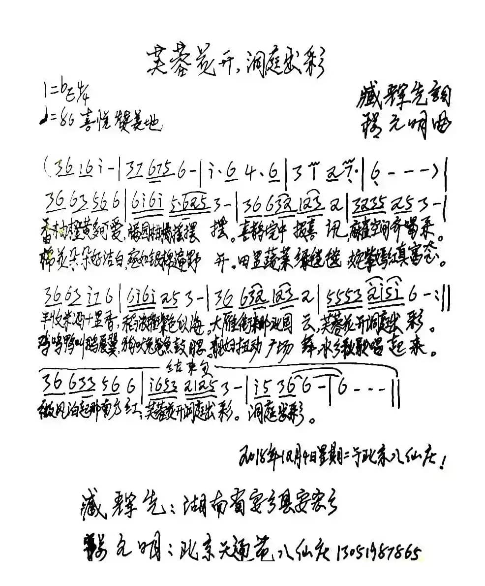 芙蓉花开,洞庭出彩