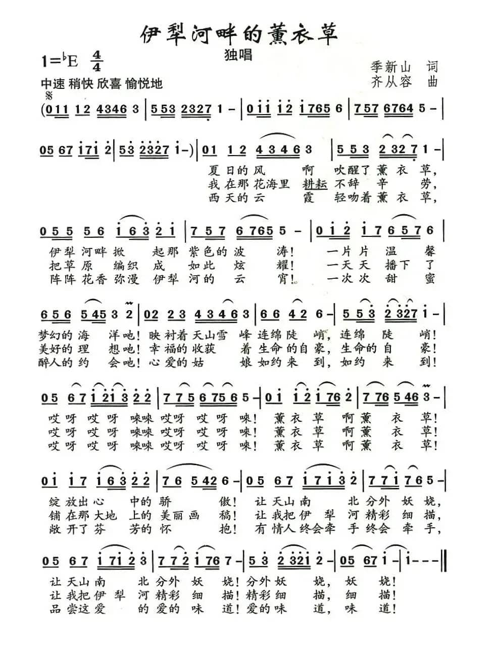 伊犁河畔的薰衣草