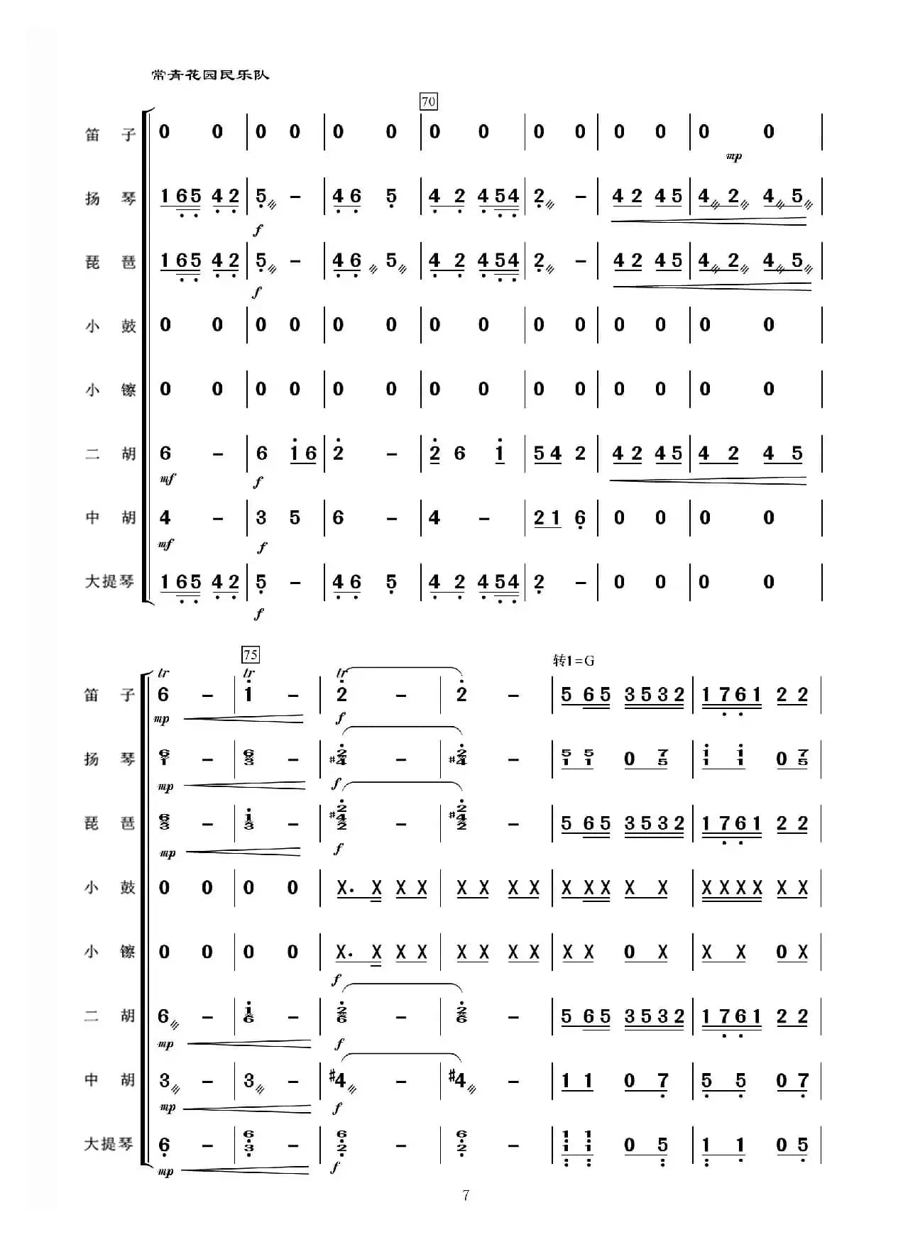 采茶灯（民乐合奏）