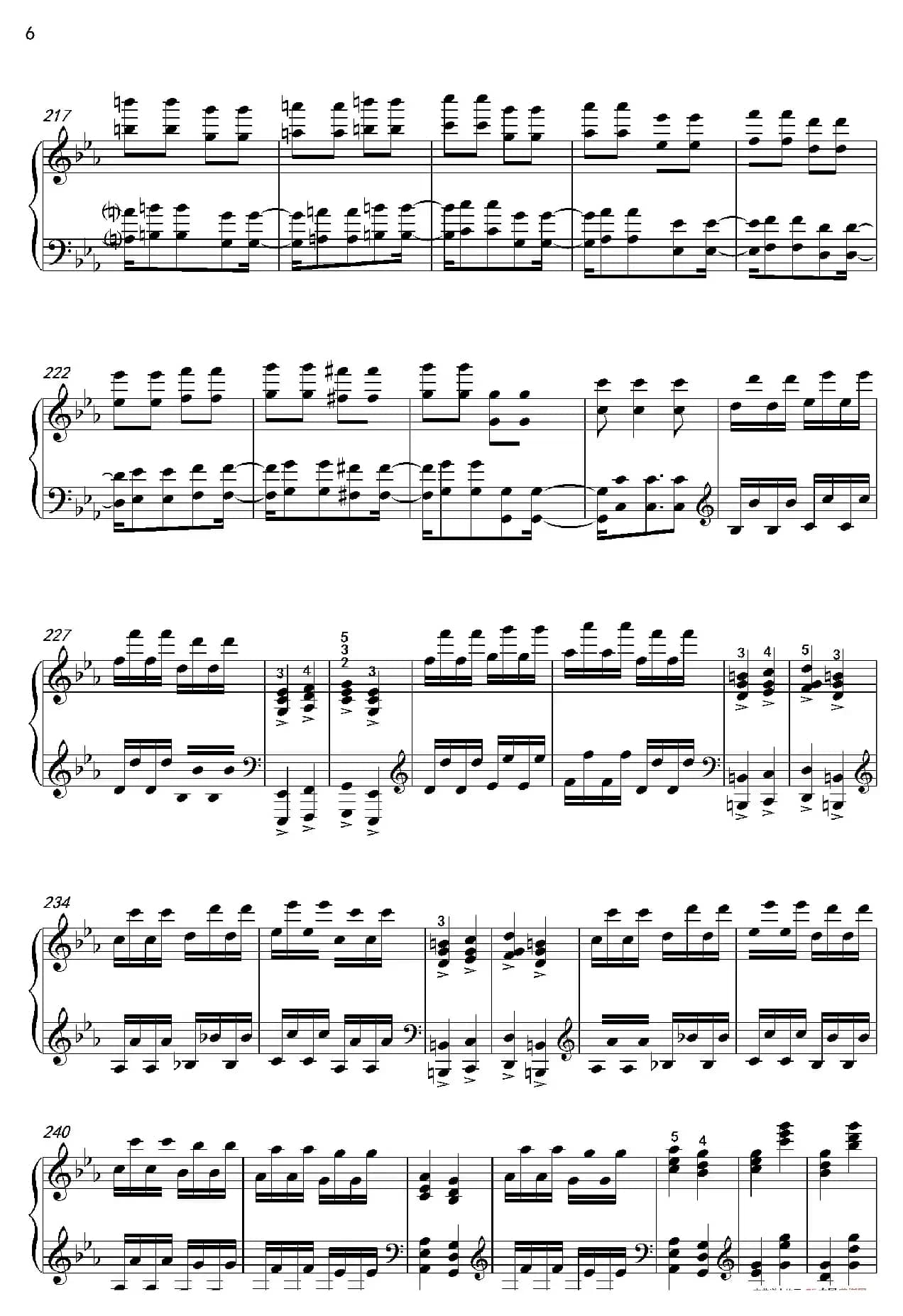 命运（沈建国钢琴版）