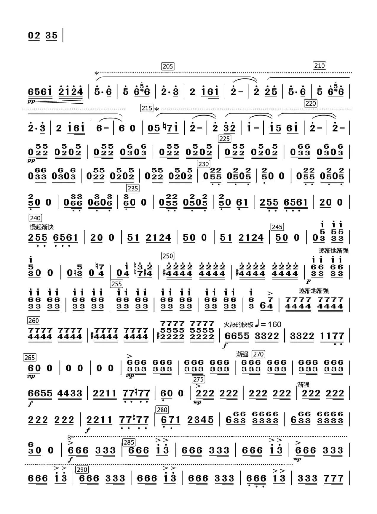 冬猎（琵琶分谱）