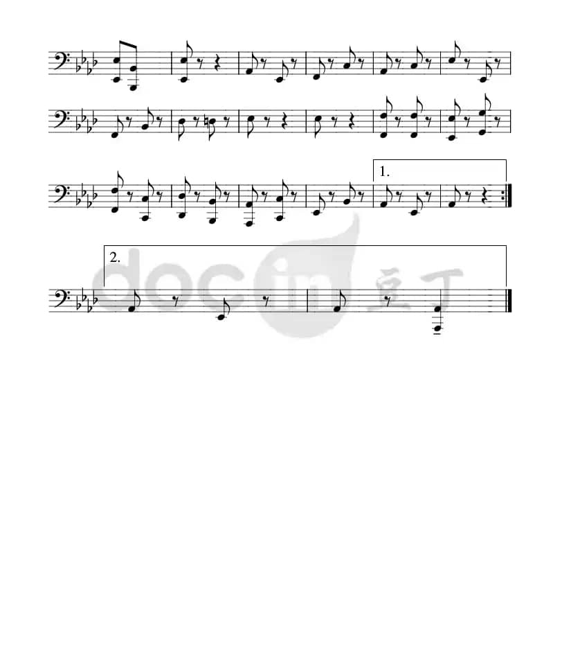 团结友谊进行曲(大号分谱)1、2