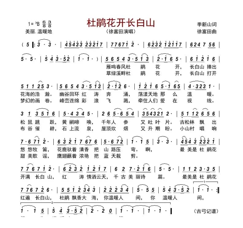 杜鹃花开长白山     