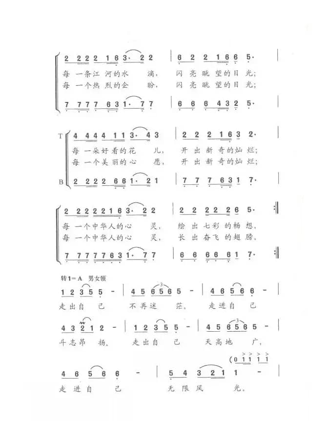 走向辉煌（杨有方词 平安俊曲）