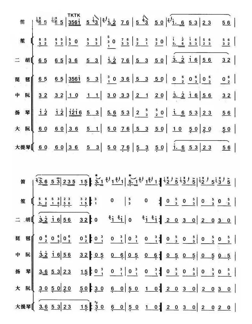 枣园春色（总谱）