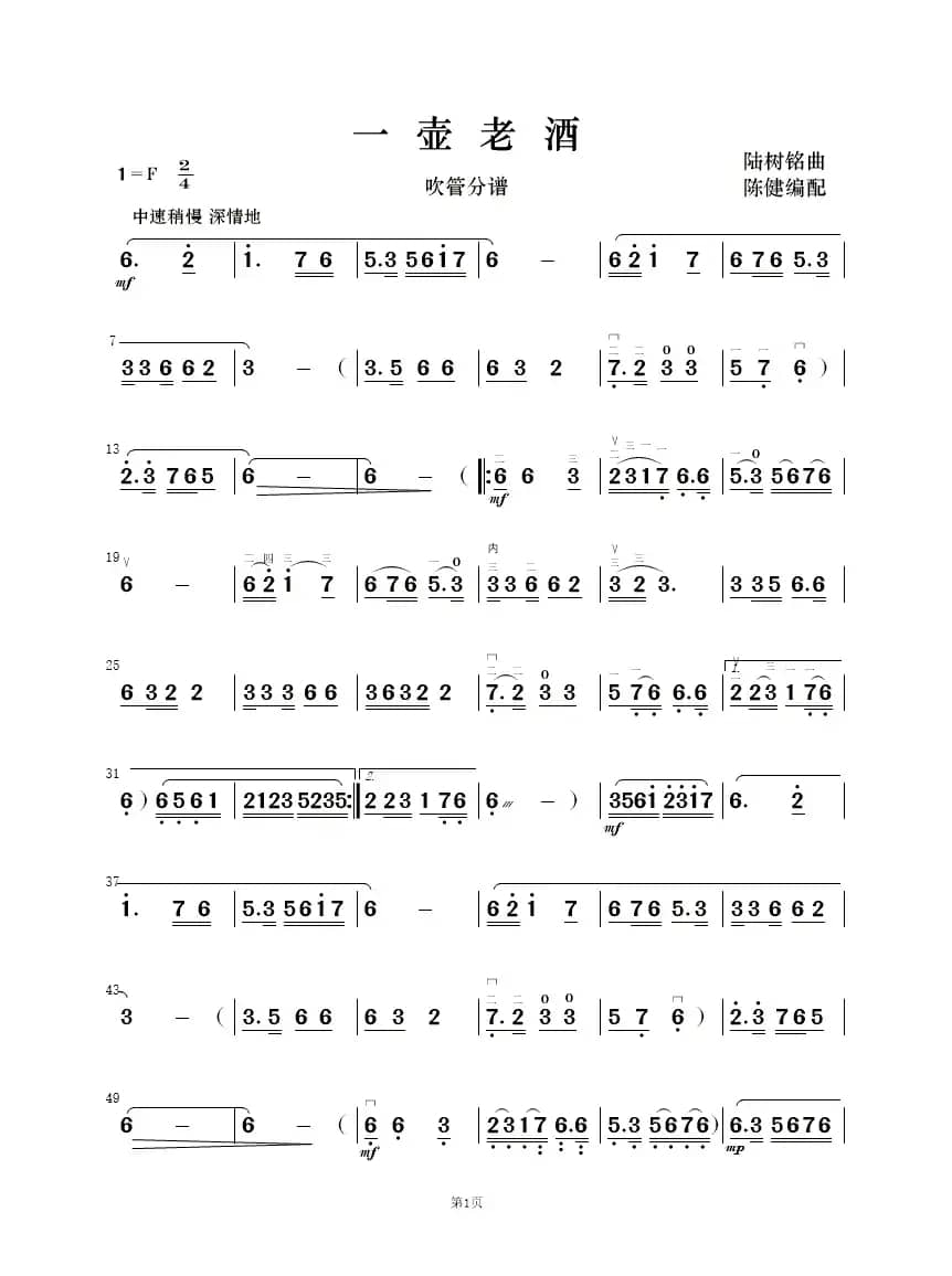 一壶老酒（民乐合奏）
