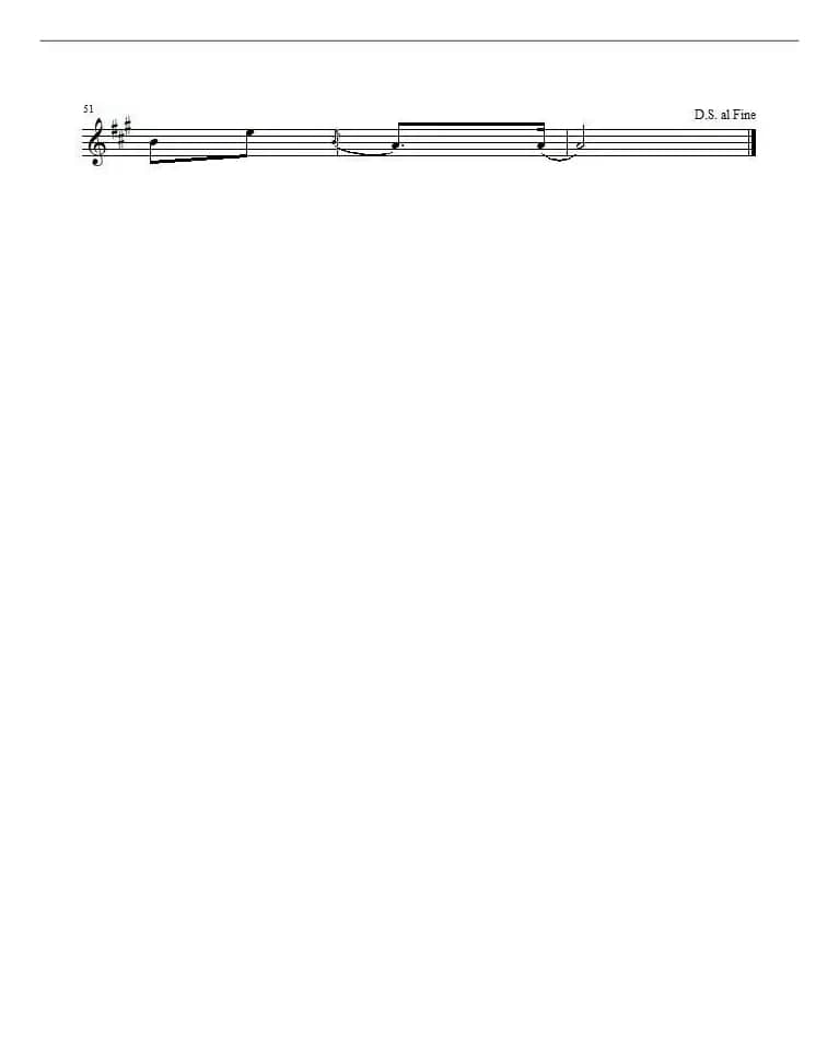 外面的世界（器乐谱、五线谱）