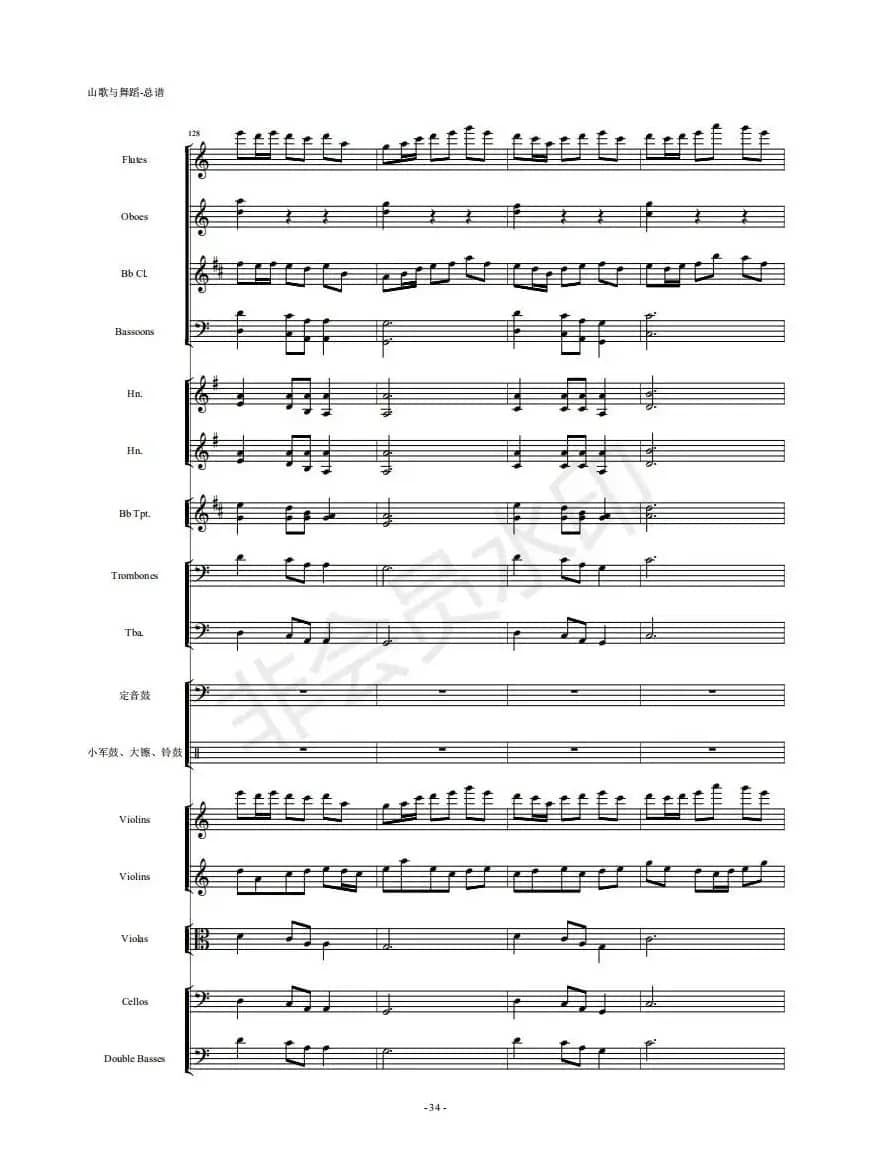 河南民歌组曲（第三乐章）