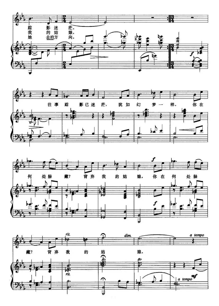 在银色的月光下（正谱、黎英海改编版）