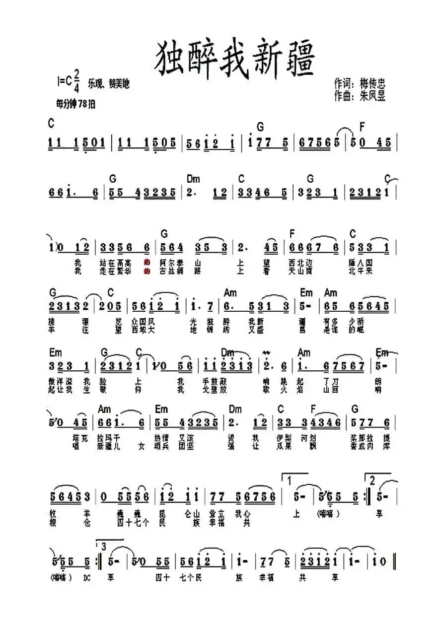 独醉我新疆