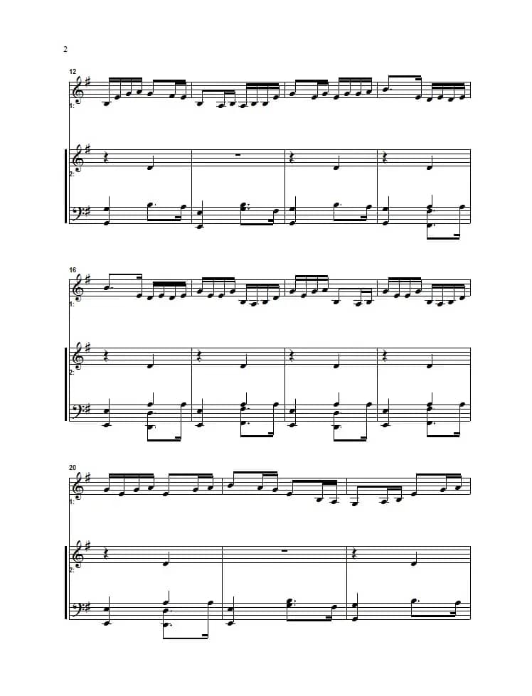 行板（单簧管）