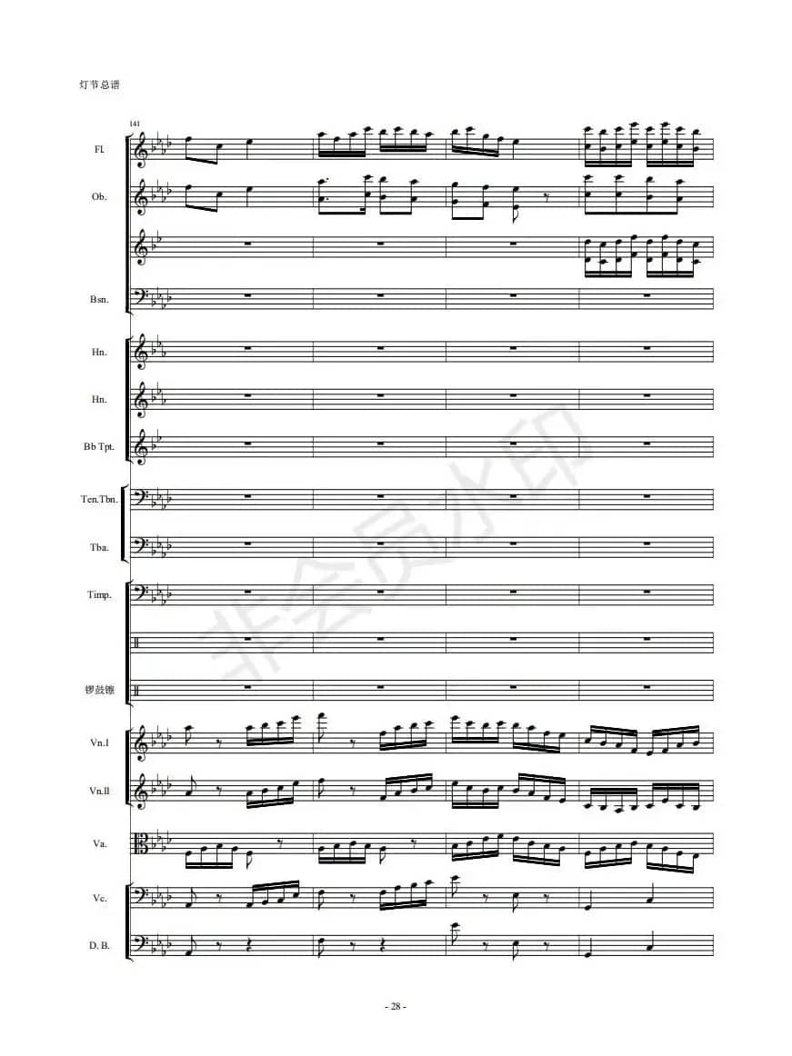 河南民歌组曲（第四乐章）