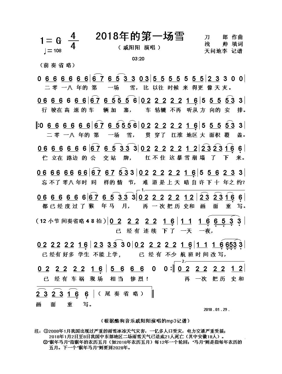 2018年的第一场雪