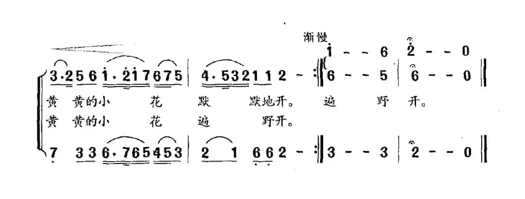苦苦菜（歌舞诗剧《黄河水长流》选曲）