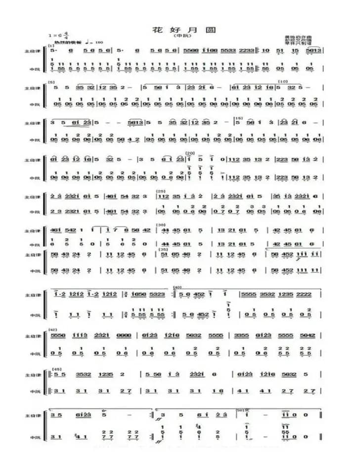 花好月圆（中阮）