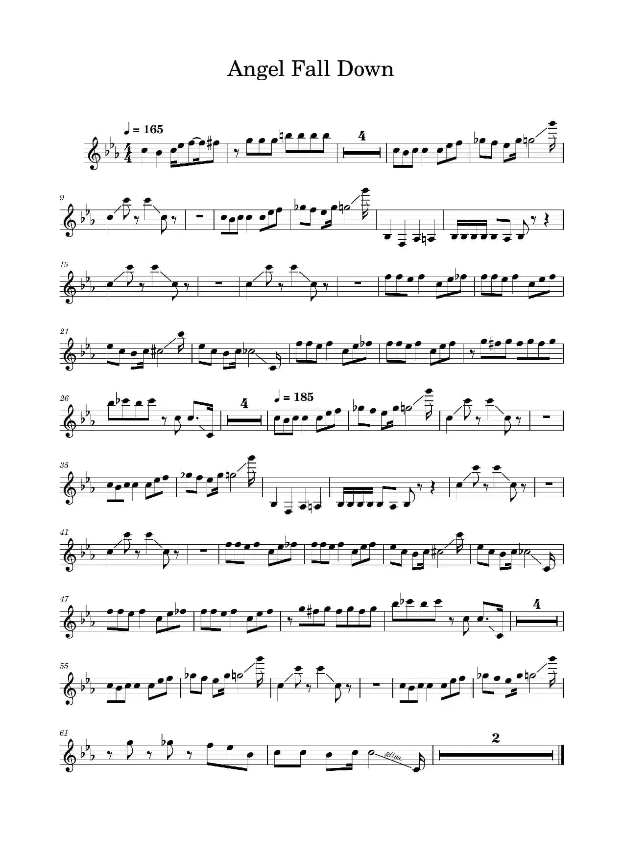 Angel Fall Down（主播女孩重度依赖Bgm）