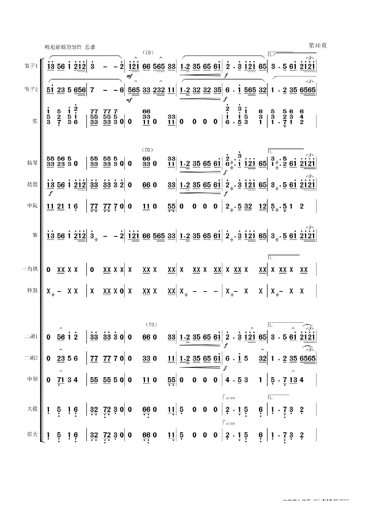 《哈尼姑娘的银铃》