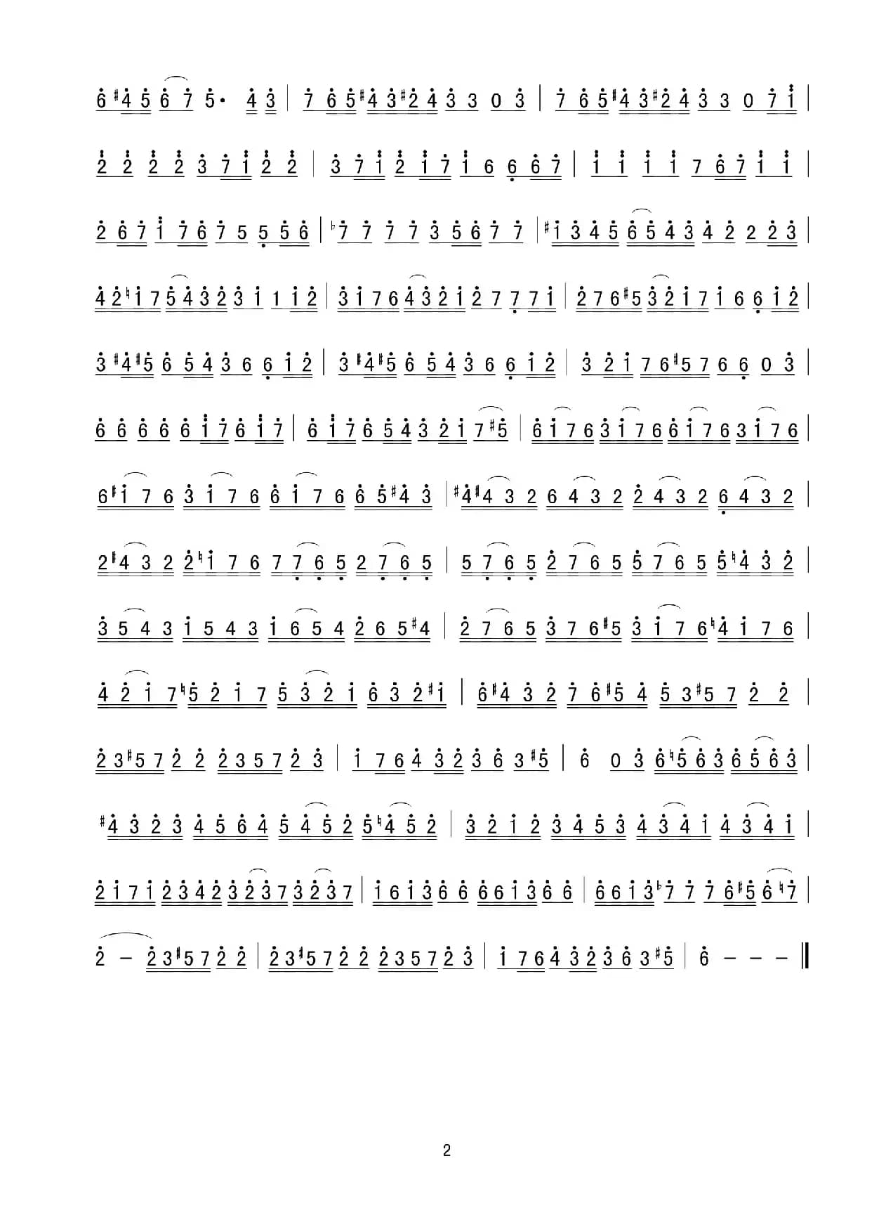 A小调协奏曲（第一乐章）（简谱）