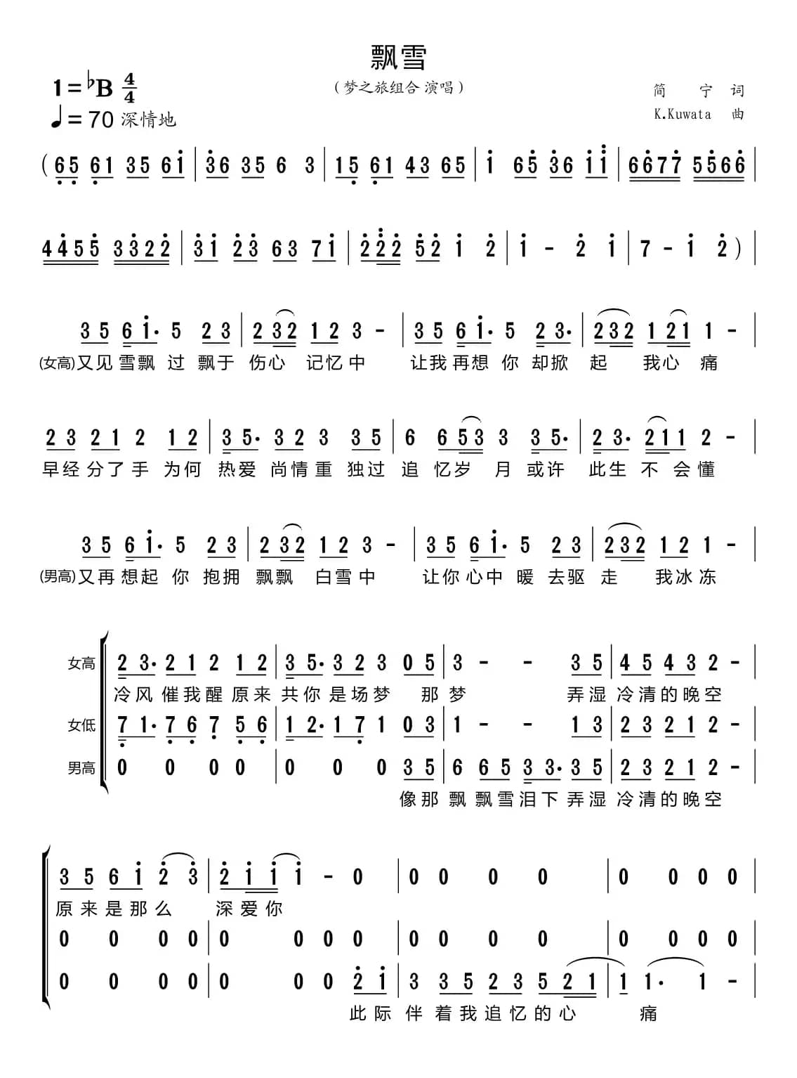 飘雪（梦之旅组合）