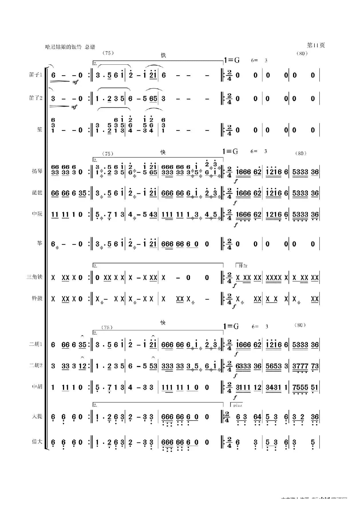 《哈尼姑娘的银铃》