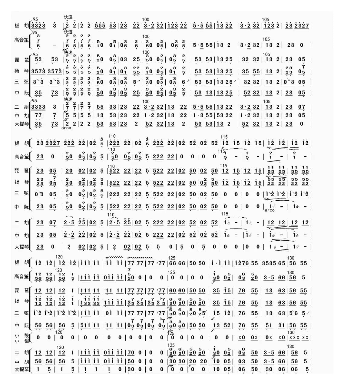 大起板（总谱）