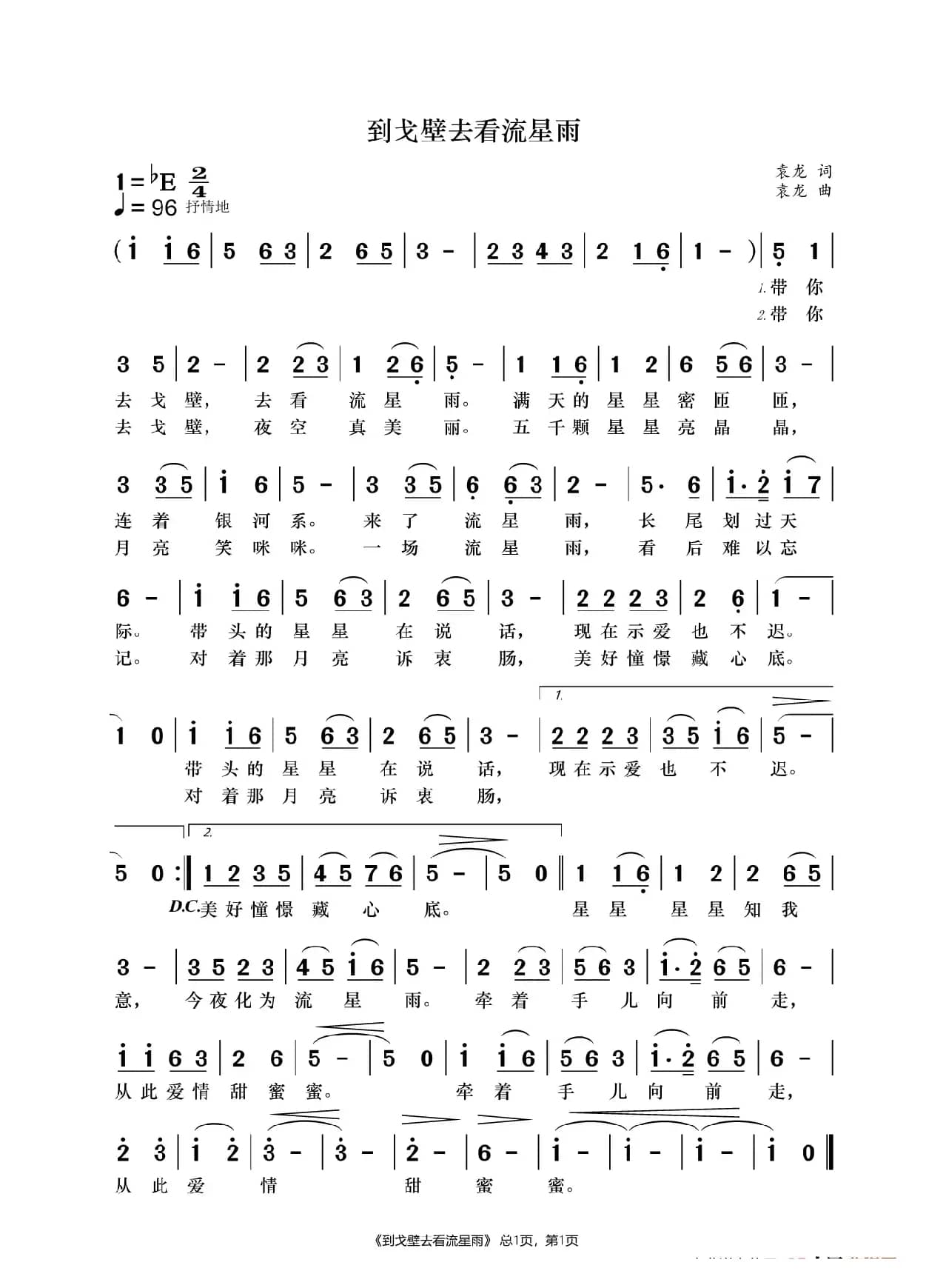 到戈壁去看流星雨