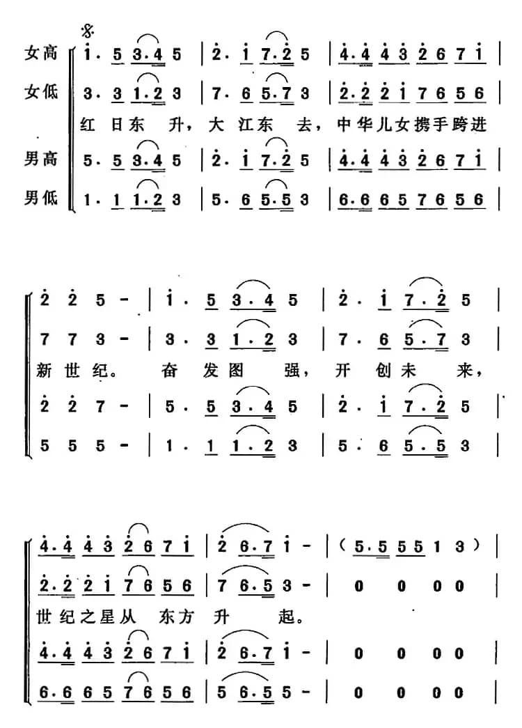 世纪之星从东方升起