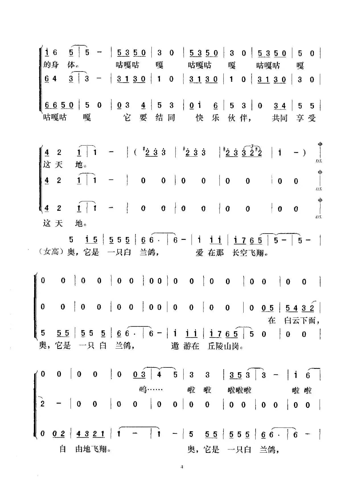 白兰鸽（梦之旅演唱版）