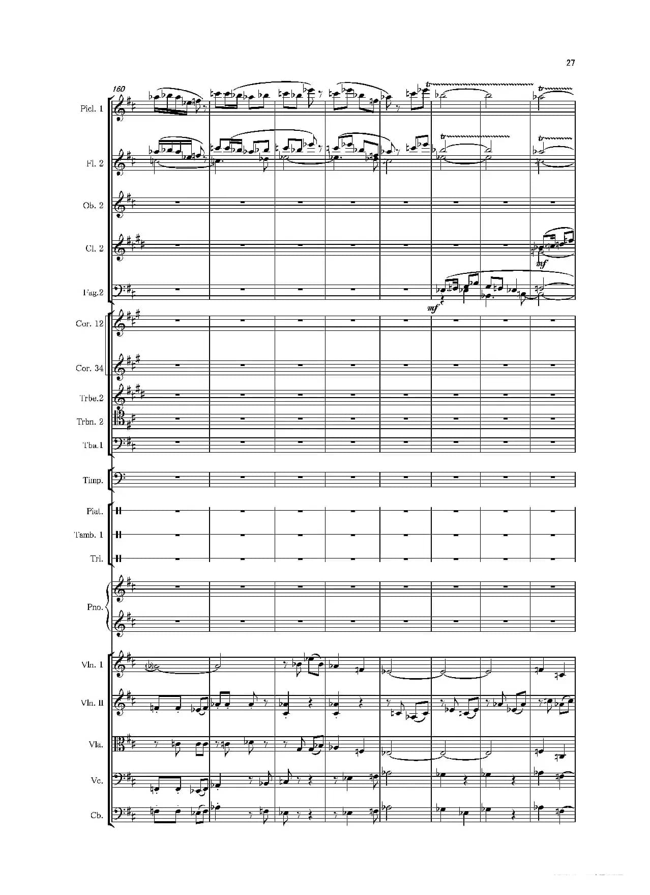 第二钢琴协奏曲（第一·二·三乐章）（管弦乐作品）