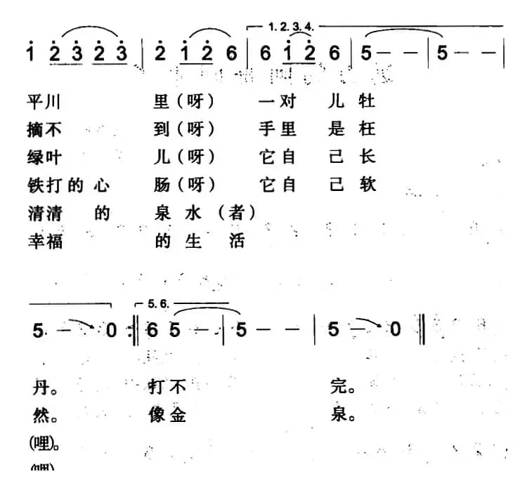 幸福的生活像金泉（米泉回族民歌）