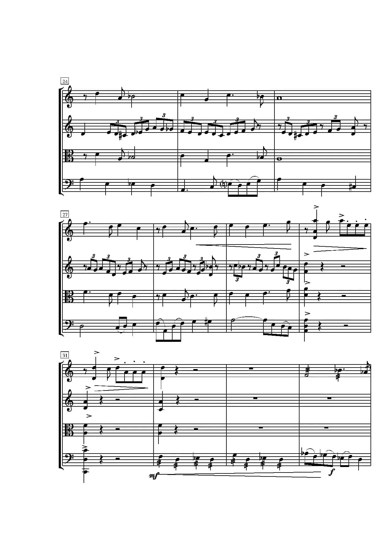 第一弦乐四重奏（葛清作品）