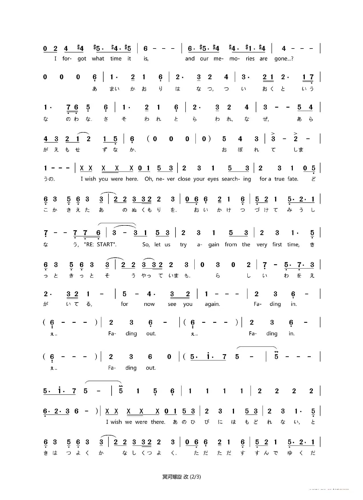[日]Styx helix（《Re:从零开始的异世界生活 第一季》片尾曲）