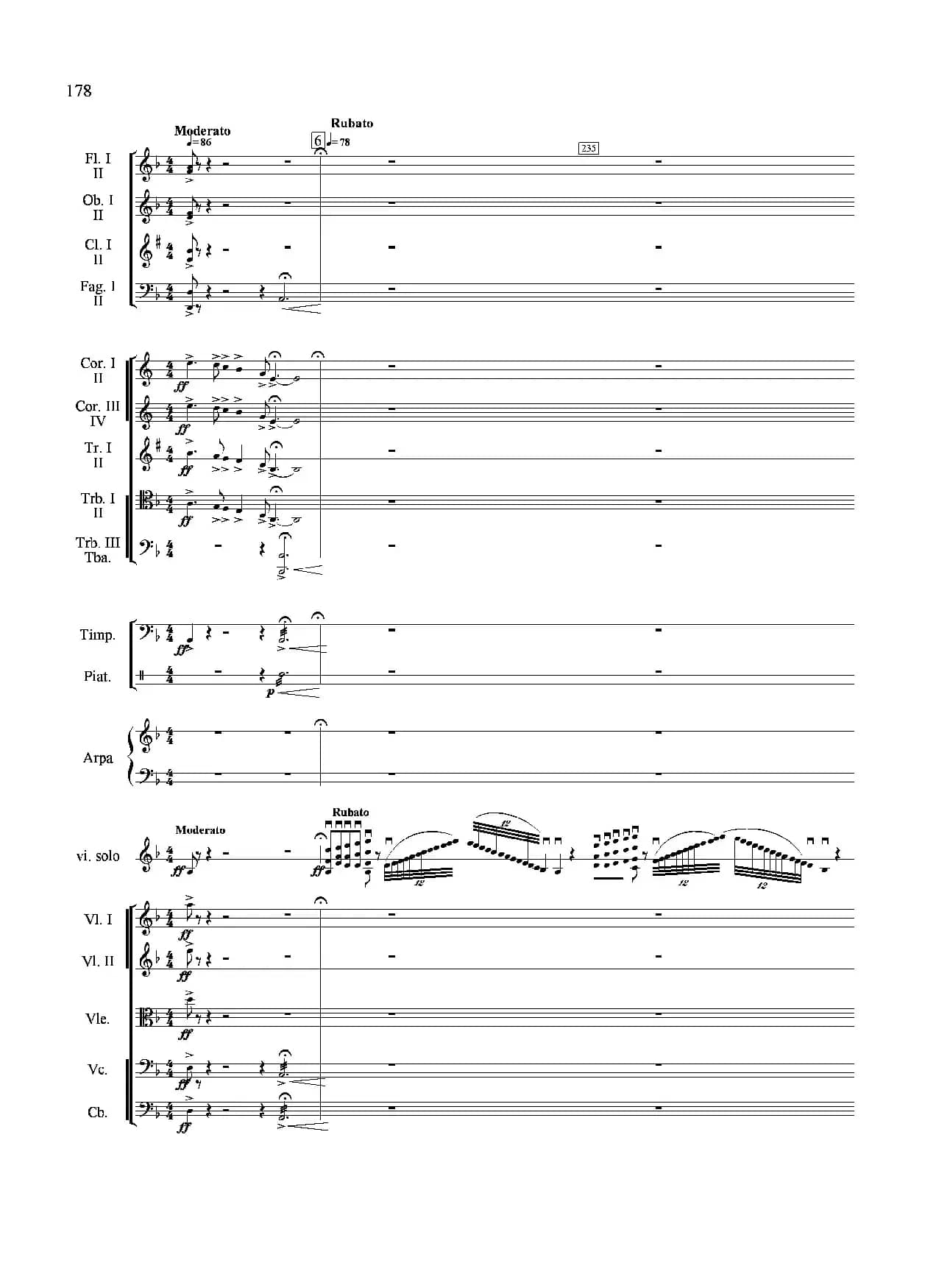 新生（小提琴协奏曲）（总谱）