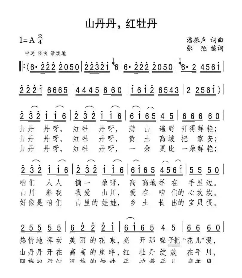山丹丹，红牡丹