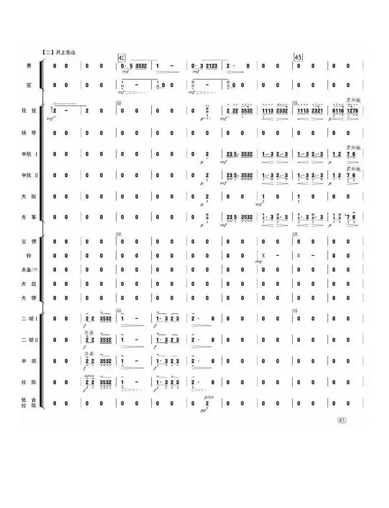 春江花月夜（总谱）