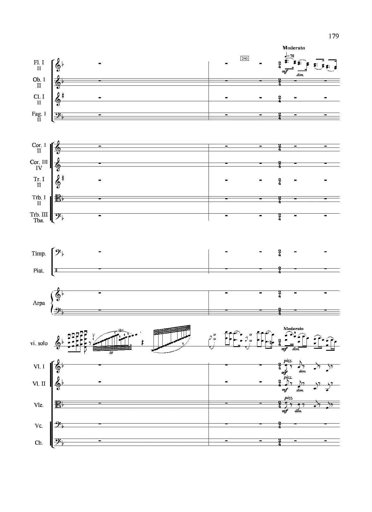 新生（小提琴协奏曲）（总谱）