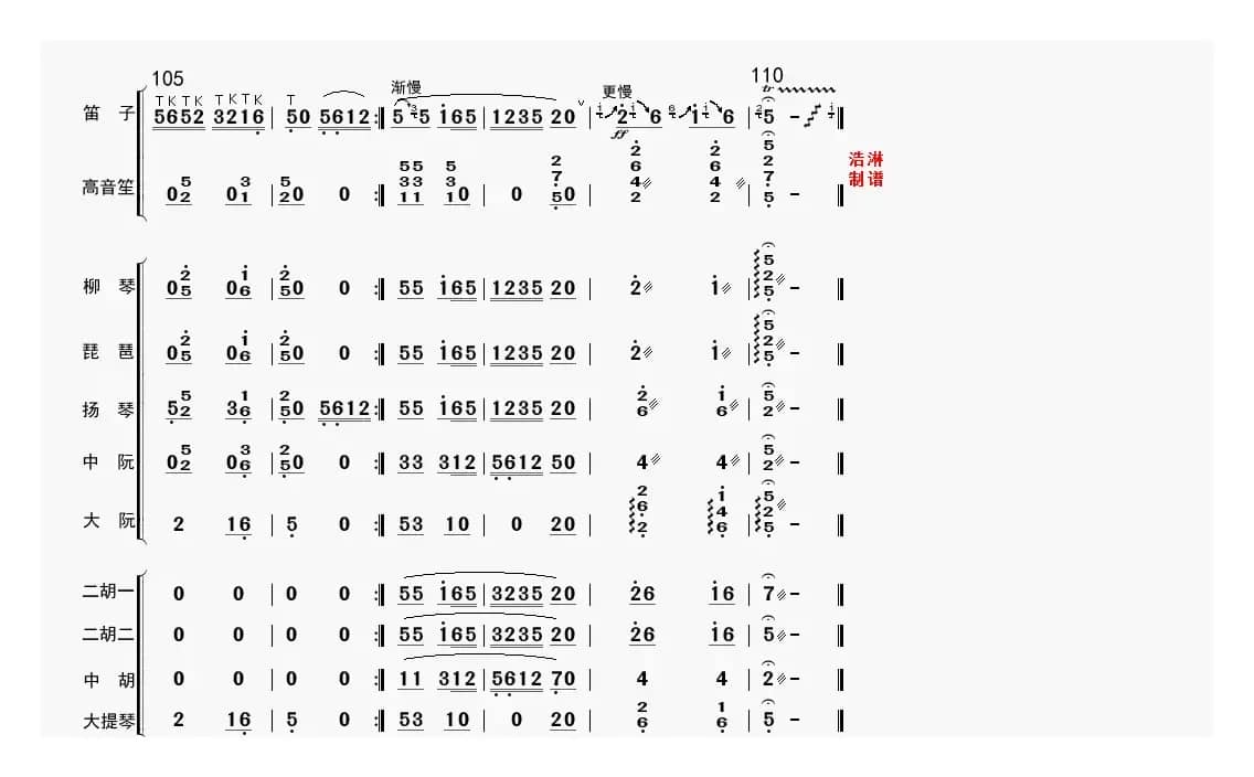 陕北好（总谱）
