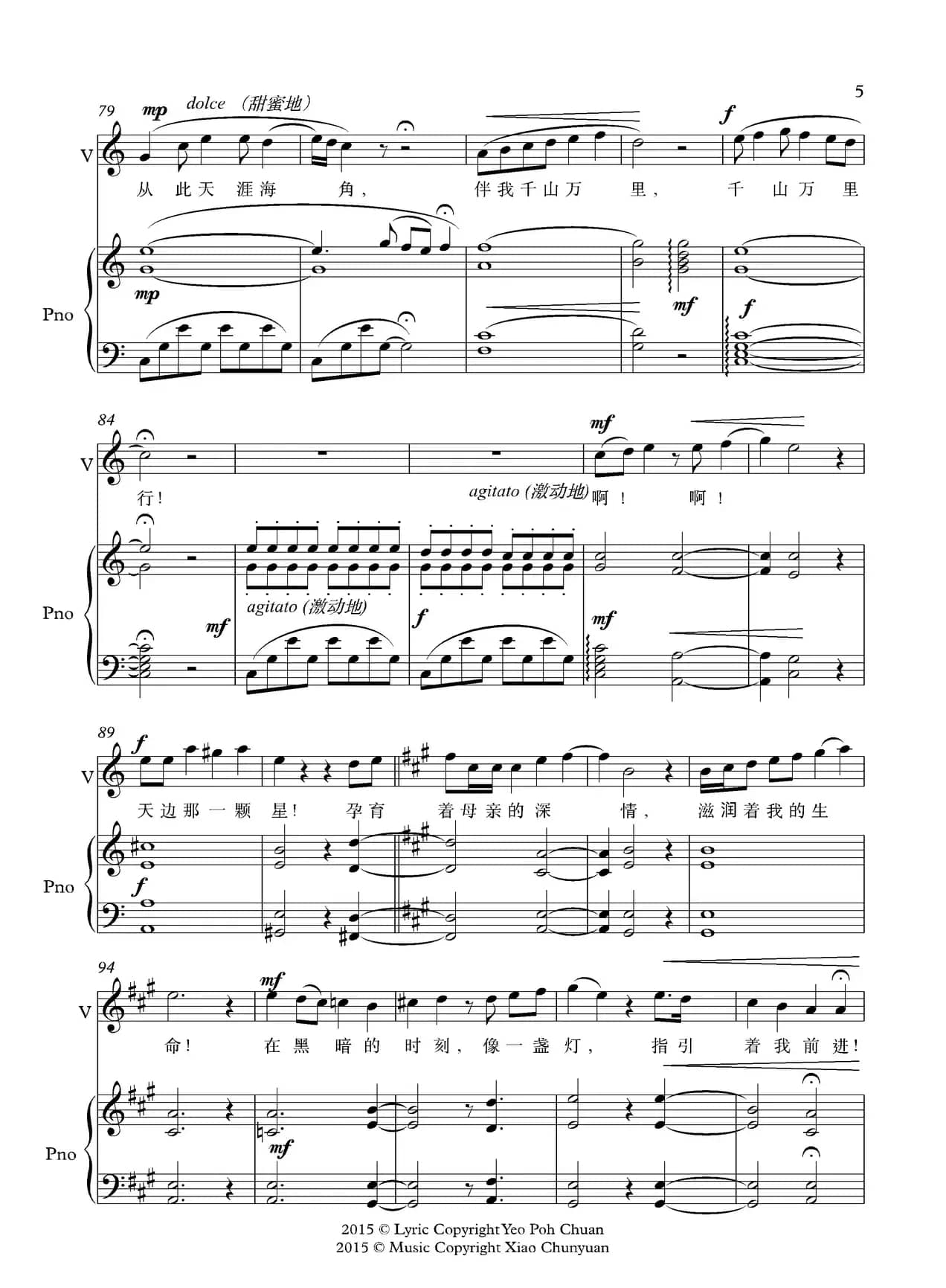 天边那一颗星（正谱）