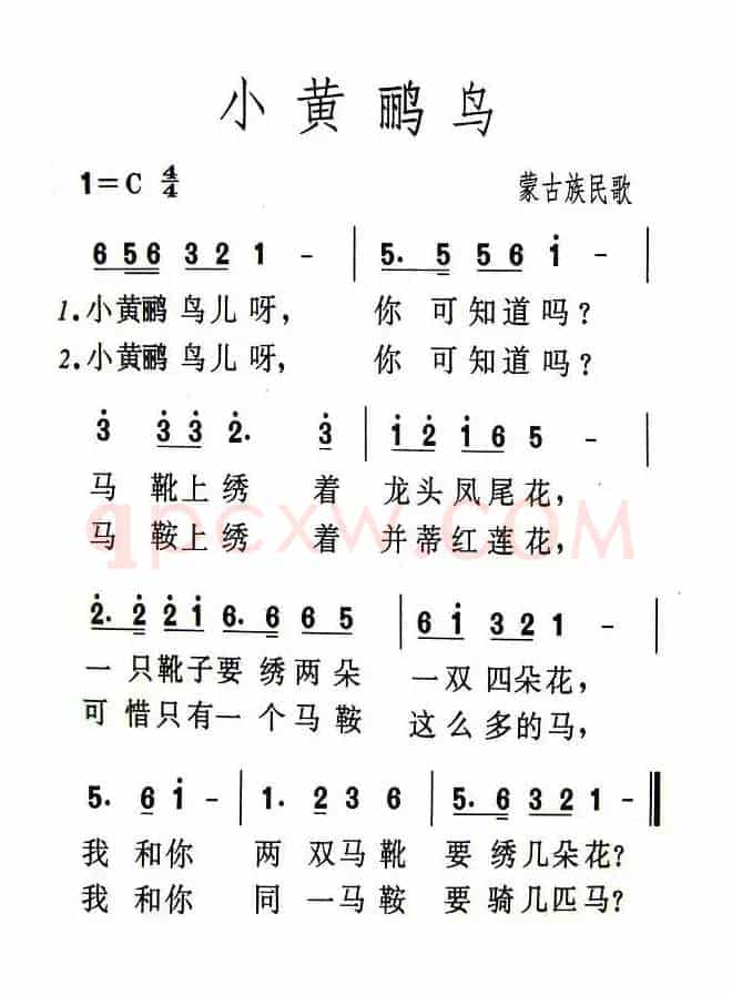 小黄鹂鸟