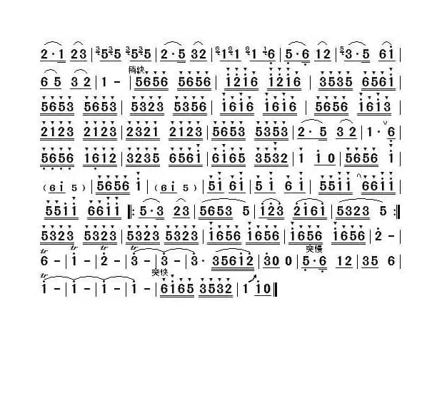 大中国（笛子独奏）