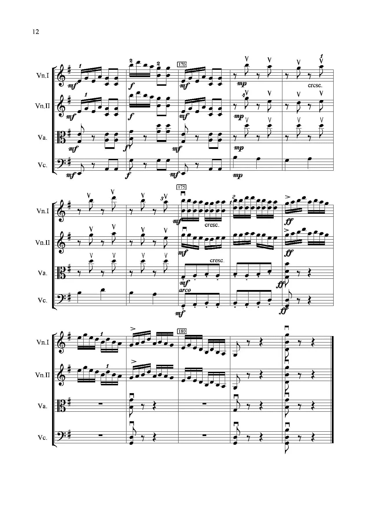 扑蝶舞曲（弦乐四重奏）