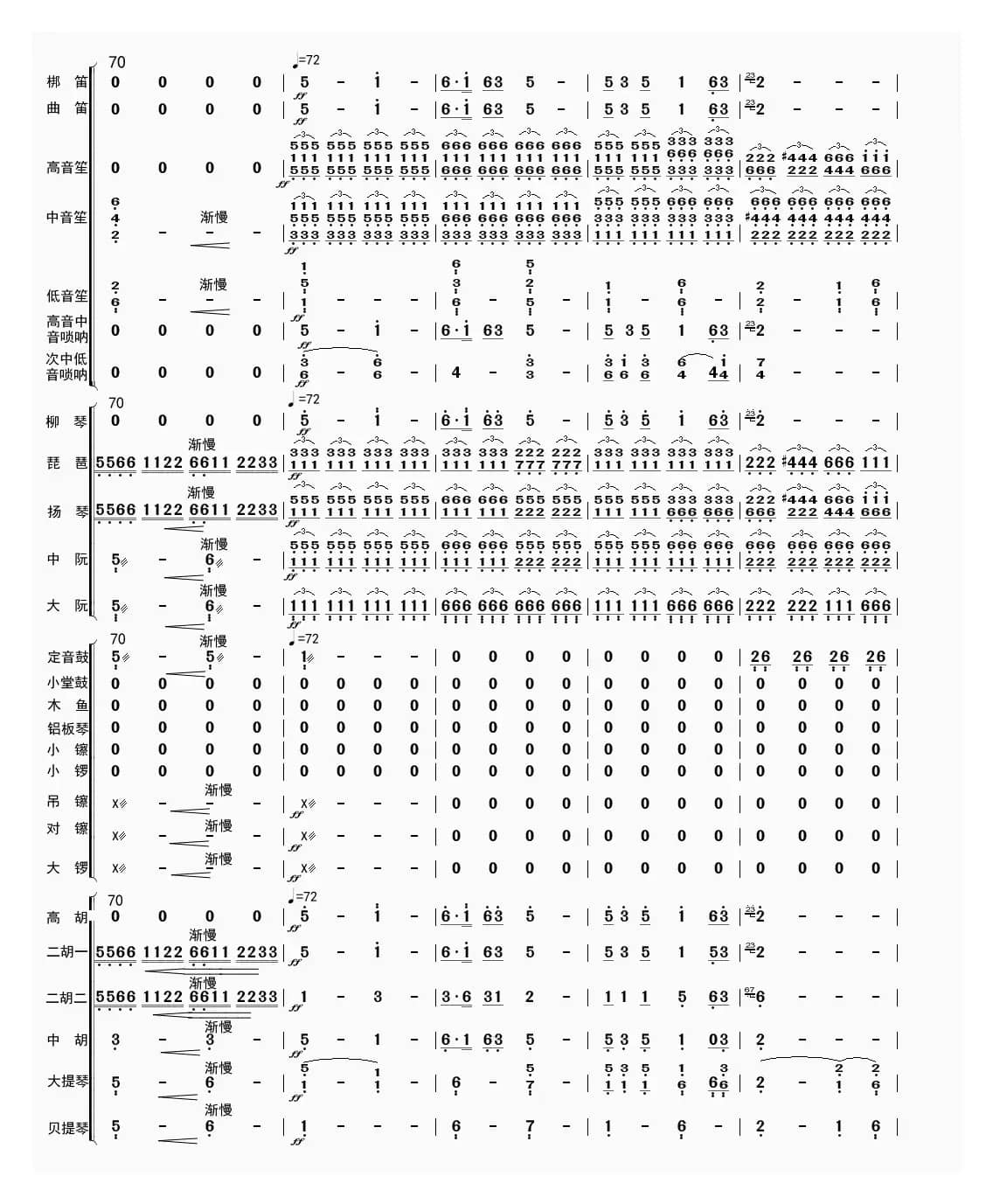 欢乐中国节（总谱）
