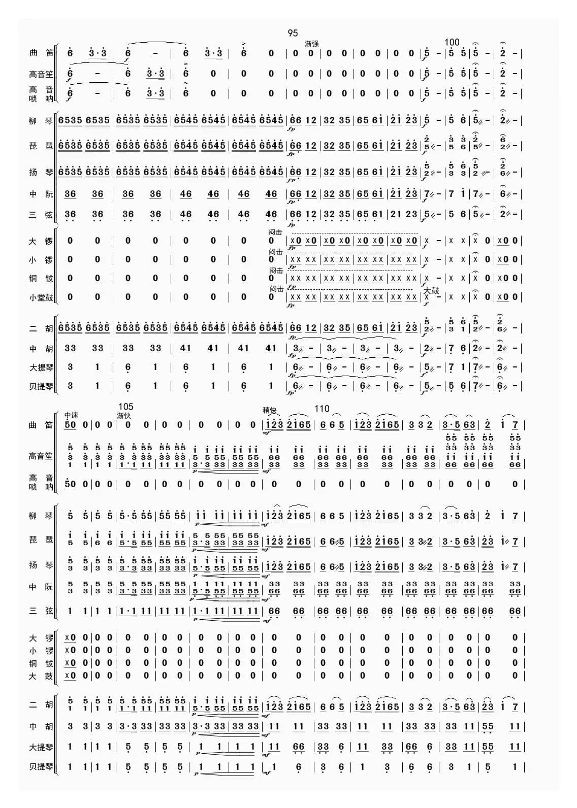 水乡风情（总谱）